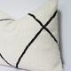 Moroccan wool pillow