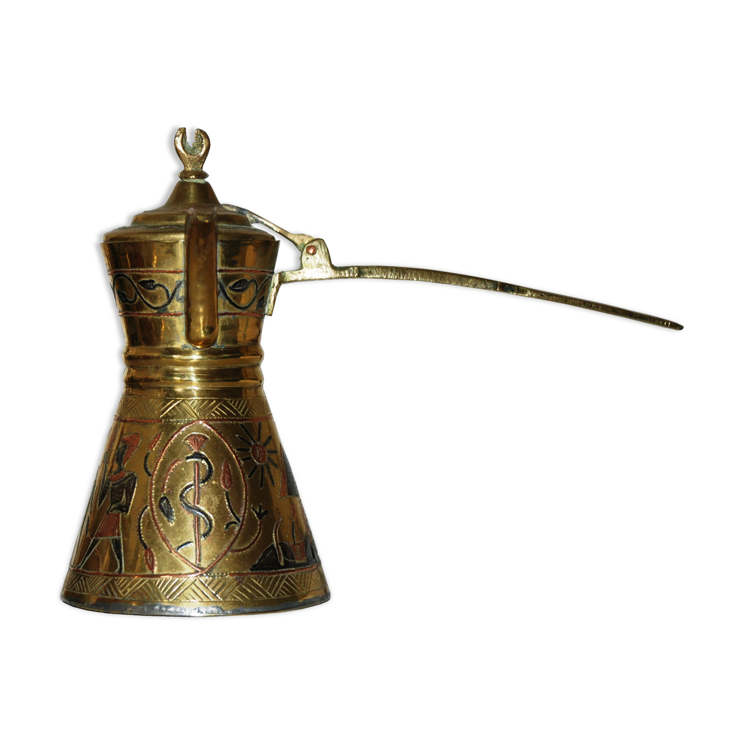 Former coffee pot Dallah damasquiné Egypt