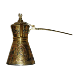 Ancien pot à café Dallah damasquiné Egypte