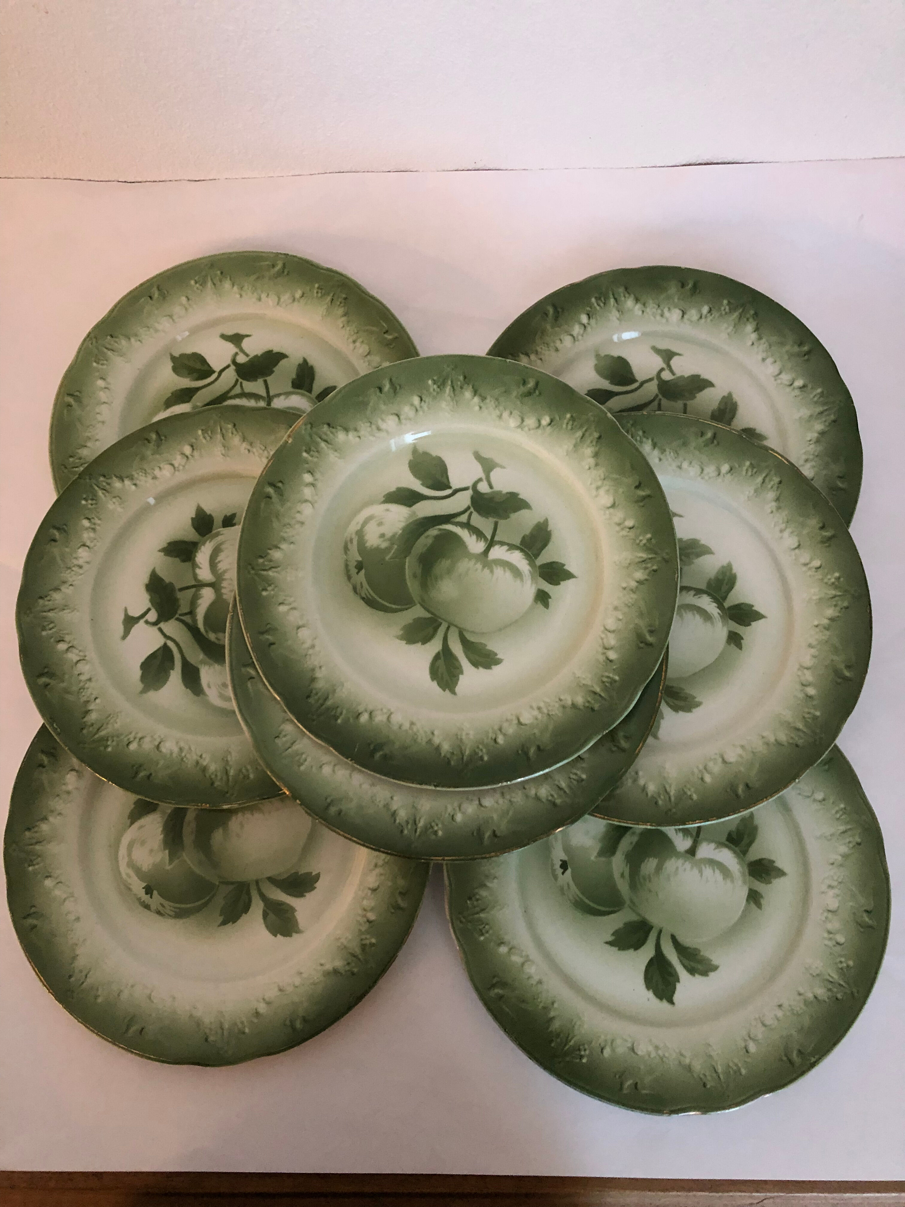 Dessert plates k and g lunéville