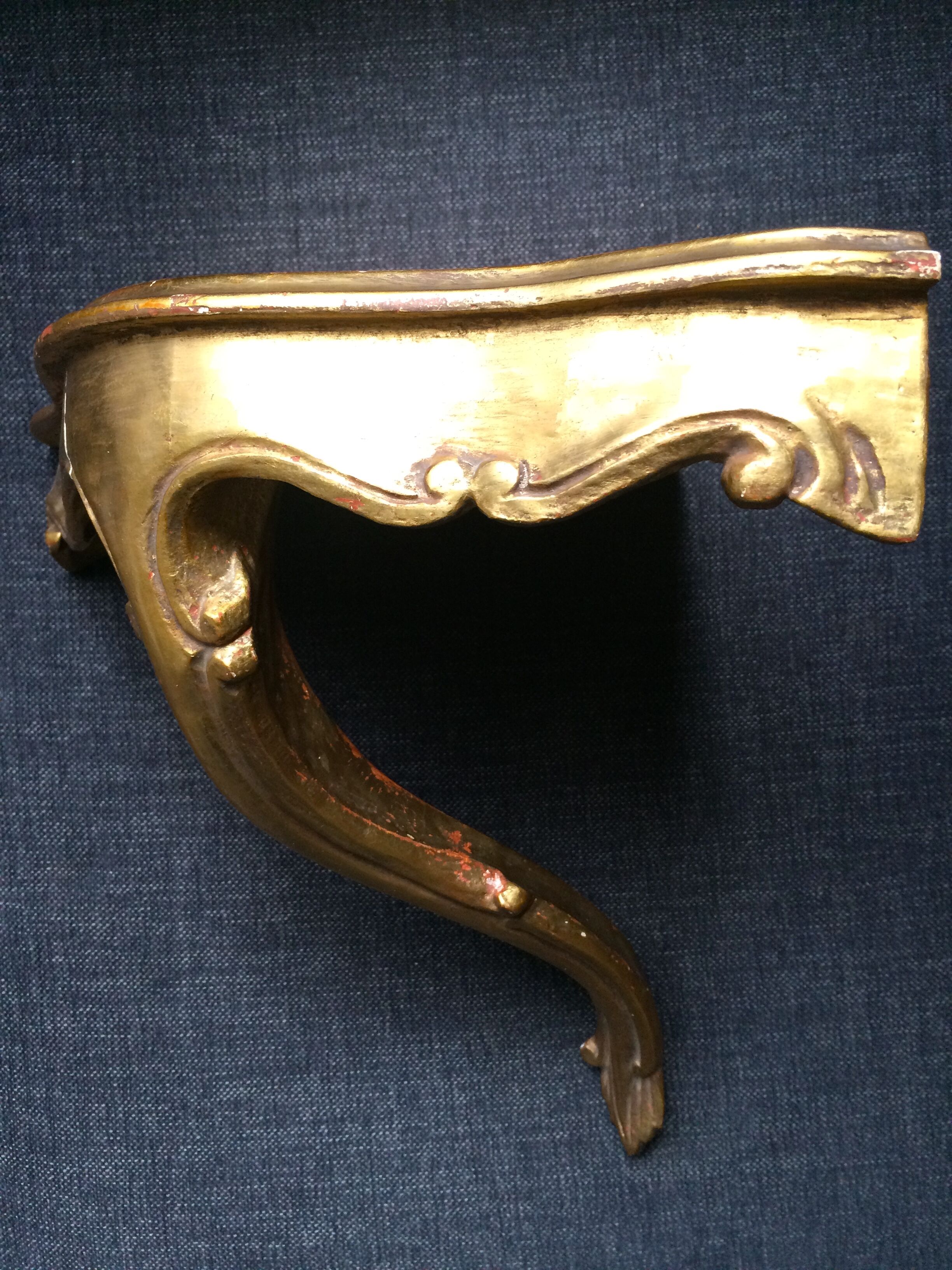 Angle wall console table