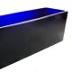 Art Deco fruit bowl, cobalt crystal, designed by J. Hoffmann, Czech, 1930s