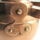 Old copper kettle, stamped, Art Deco 1930