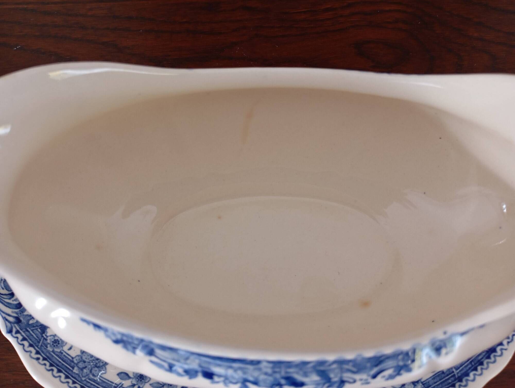 Saucière 'Burgenland' bleu Villeroy & Boch Mettlach