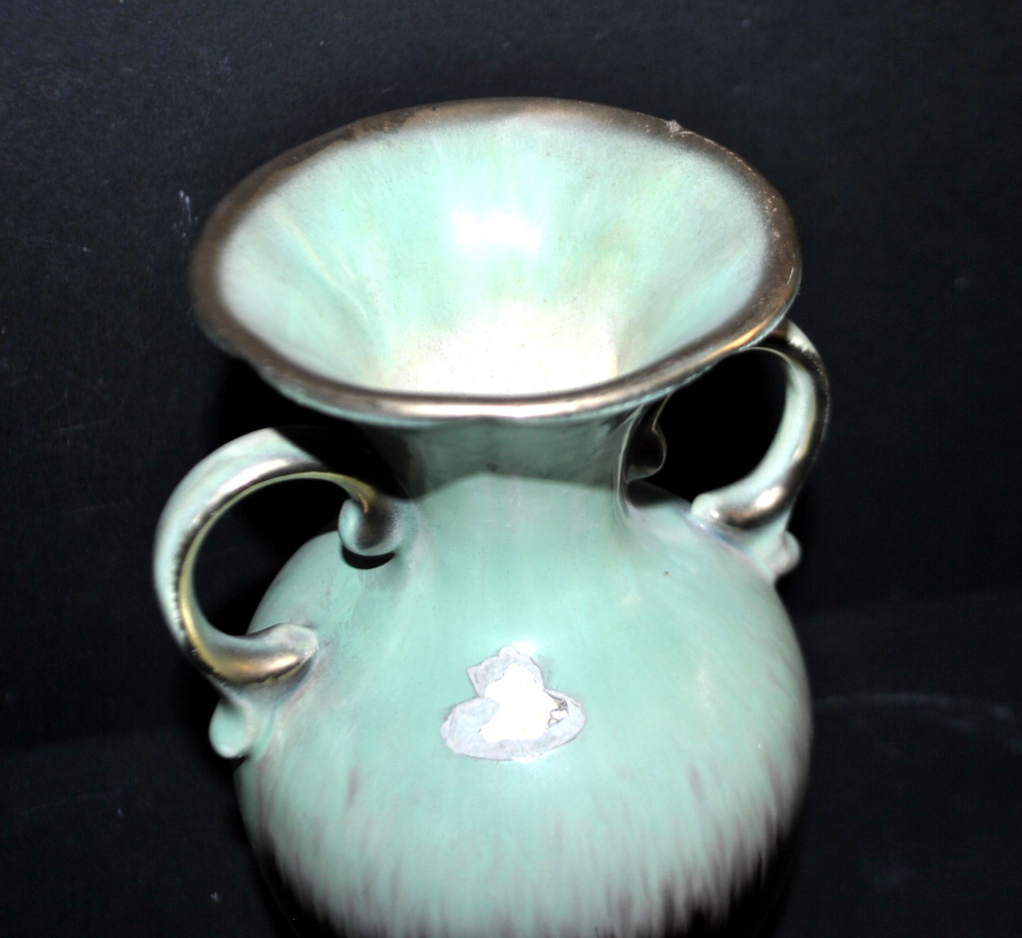 Vintage ceramic amphora vase Keramik 1950 by Eduard Bay Germany
