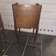 Pair of Louis XV style bedside tables in oak