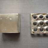 Scandinavian 9-hole brass ashtray 1970/1980