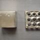 Scandinavian 9-hole brass ashtray 1970/1980