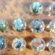 Vintage wooden solitaire game with resin balls and insects – Madaga