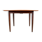 Expandable square teak dining table by Henry Walter Klein 1960