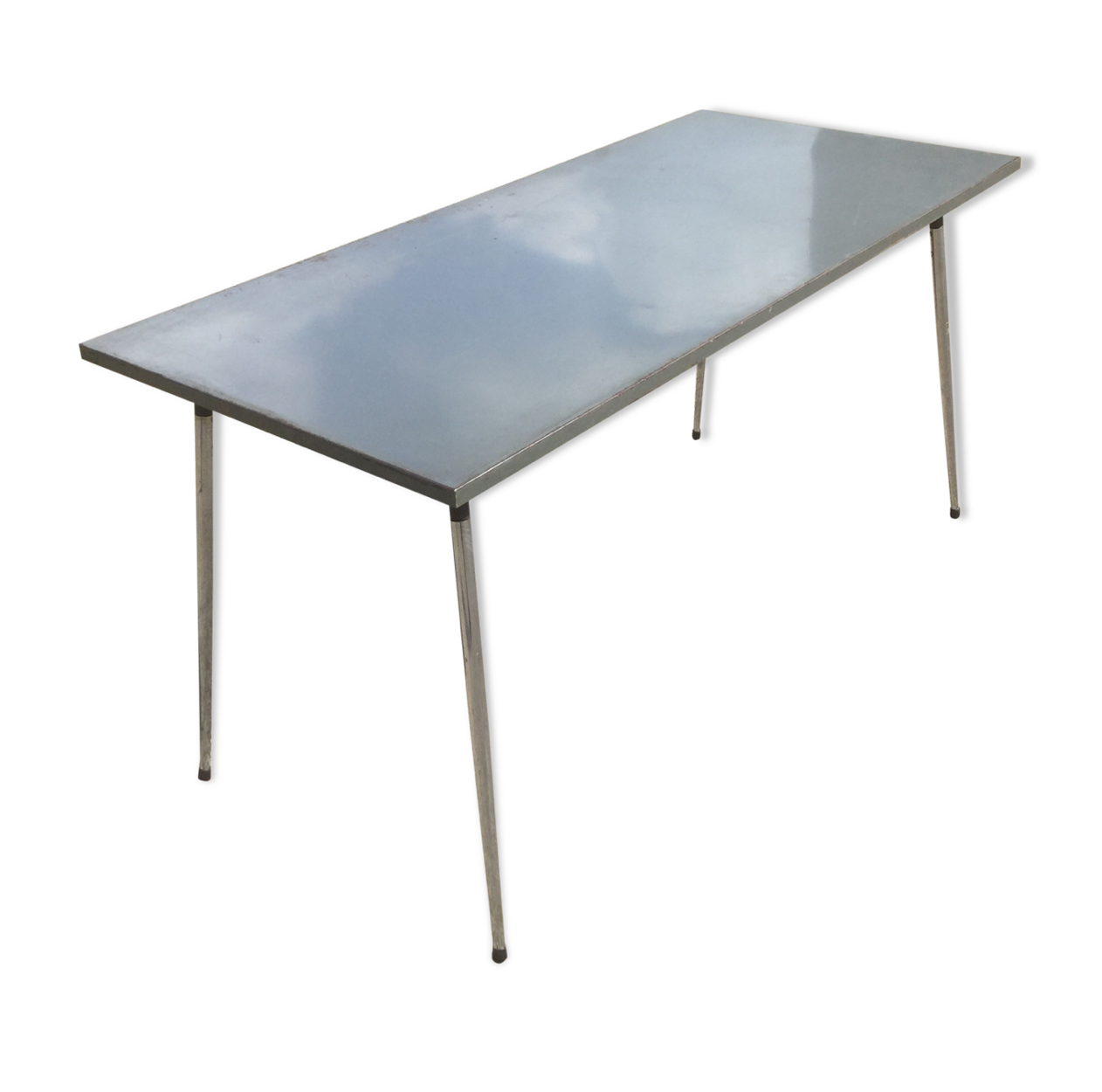 Industrial iron table