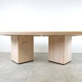 Vintage marble dining table, 1970s