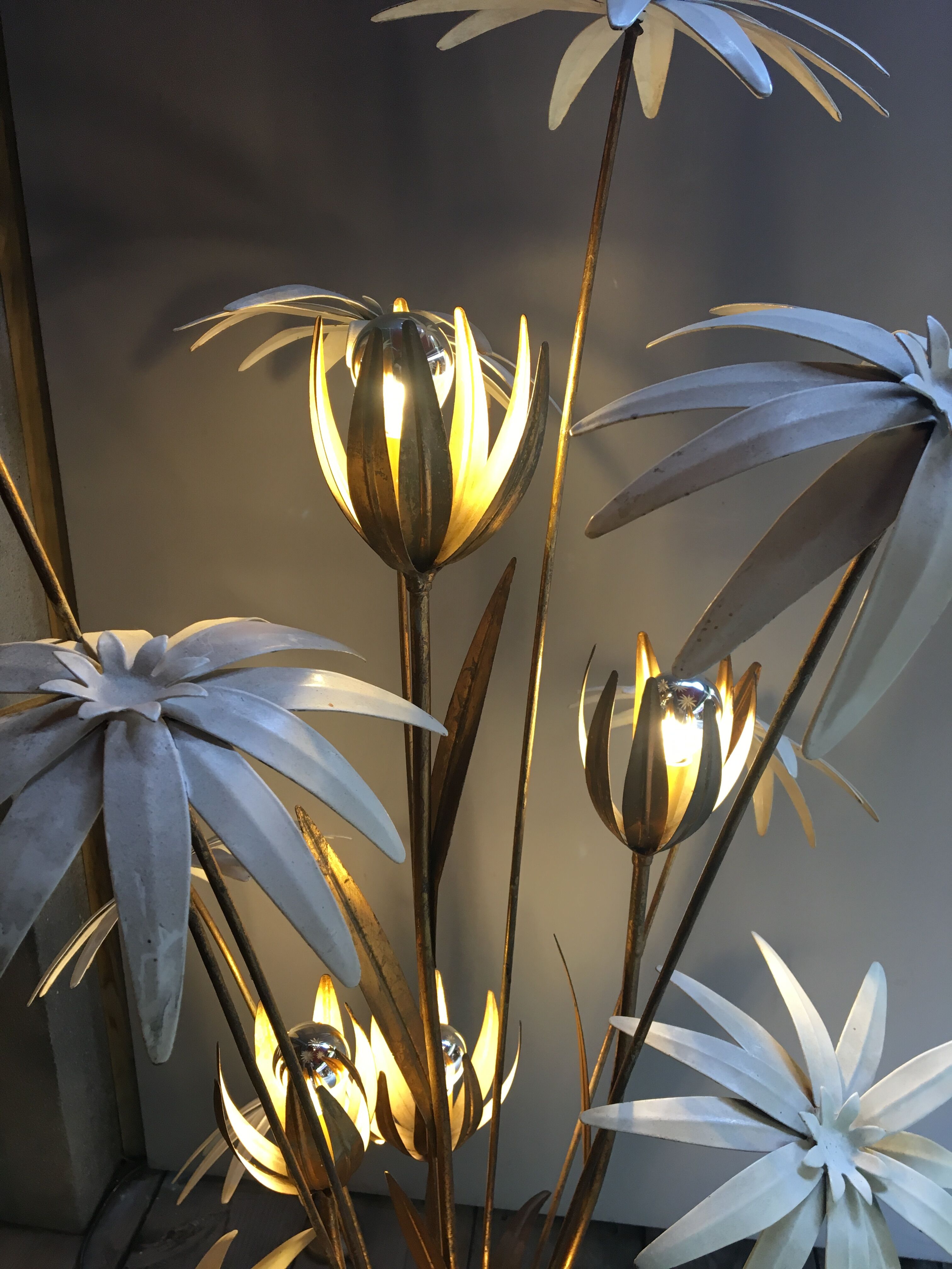 Lampadaire floral Hans Kögl, 1970