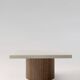 Dining table NOĀ walnut leg (wide leg)