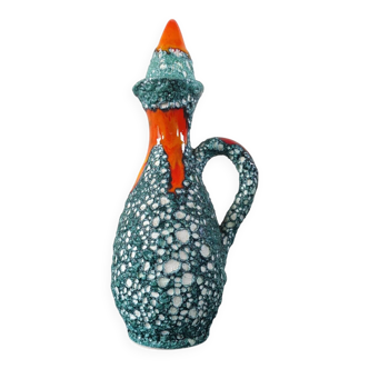 Vintage ceramic carafe/pitcher from Vallauris.