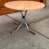 Italian round Effezeta dining table with chairs, 1990s, set of 5