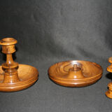 Old pair of candlestick in olivier remember Jerusalem early XX th