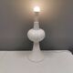 Large and beautiful Italian Table Lamp in white porcelain, estimated 1980s.