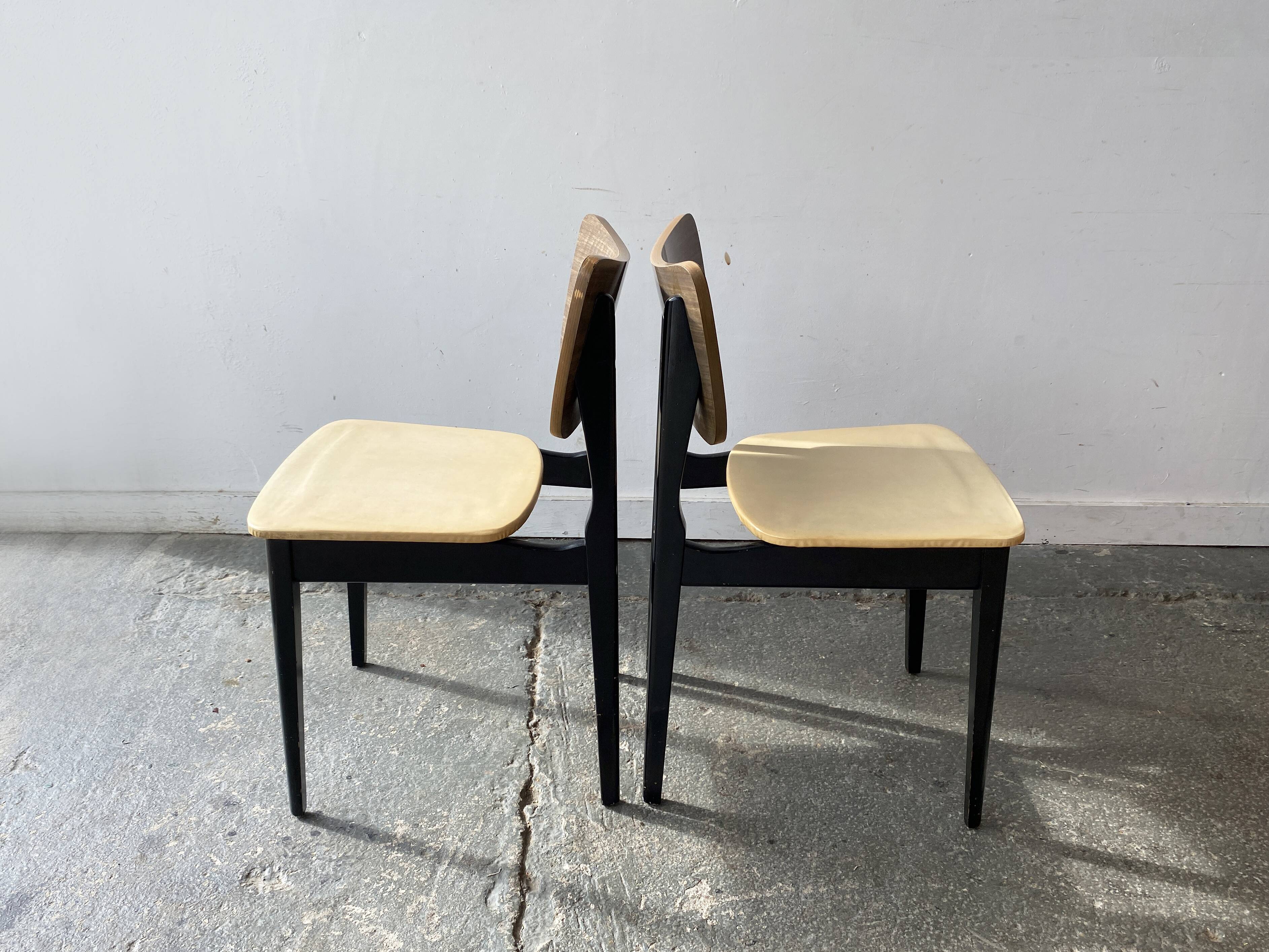 Pair of Mid-Century vintage retro Dining Chairs