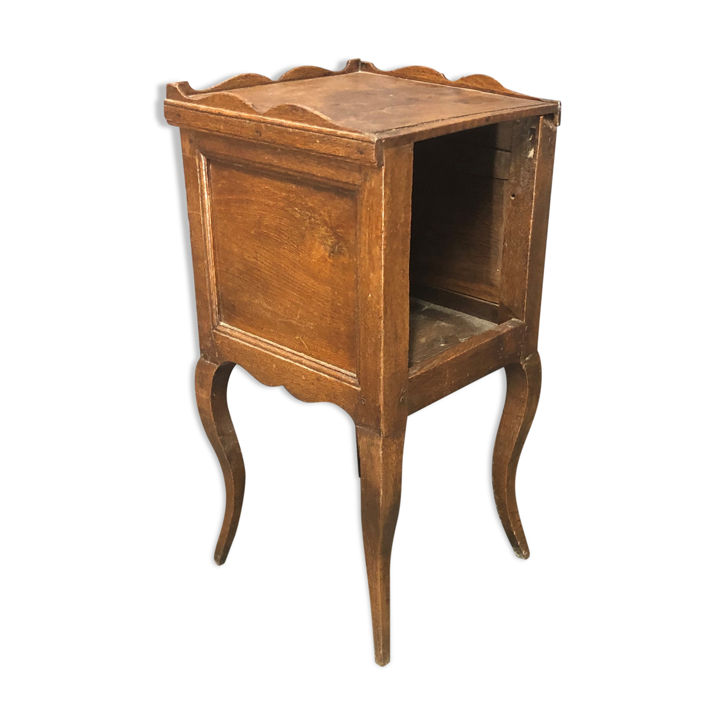 Side cabinet in oak period LOUIS XV 18 eme Country furniture Fifth wheel Table