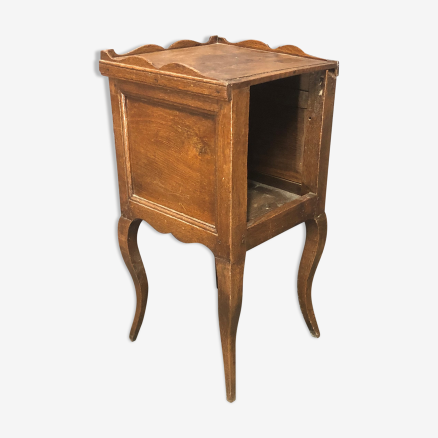 Meuble d'appoint en chêne d'époque LOUIS XV 18 eme Meuble campagnard  Sellette Table | Selency