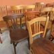 Lot 20 Chaises bistrot Thonet Fischel restaurant dépareillées bois courbé