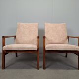 Pair of TON Mid-Century Modern Armchairs, Czechoslovakia, 1970s
