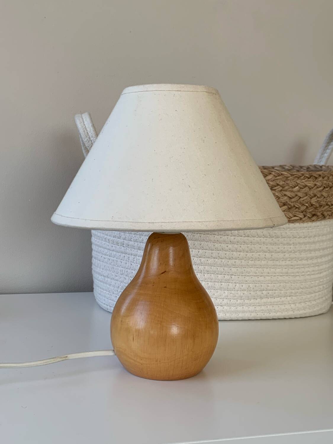 Vintage wooden lamp