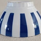 Assiette et bol à rayures Digoin