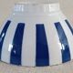 Digoin striped plate and bowl