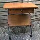 Bureau sur roulettes vintage années 60