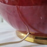 Rondo lamp by Kostka in cracked ceramic