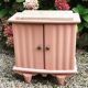 Chevet mini bar ou meuble d’appoint vintage relooké