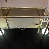 Vintage 60's steel bamboo style console