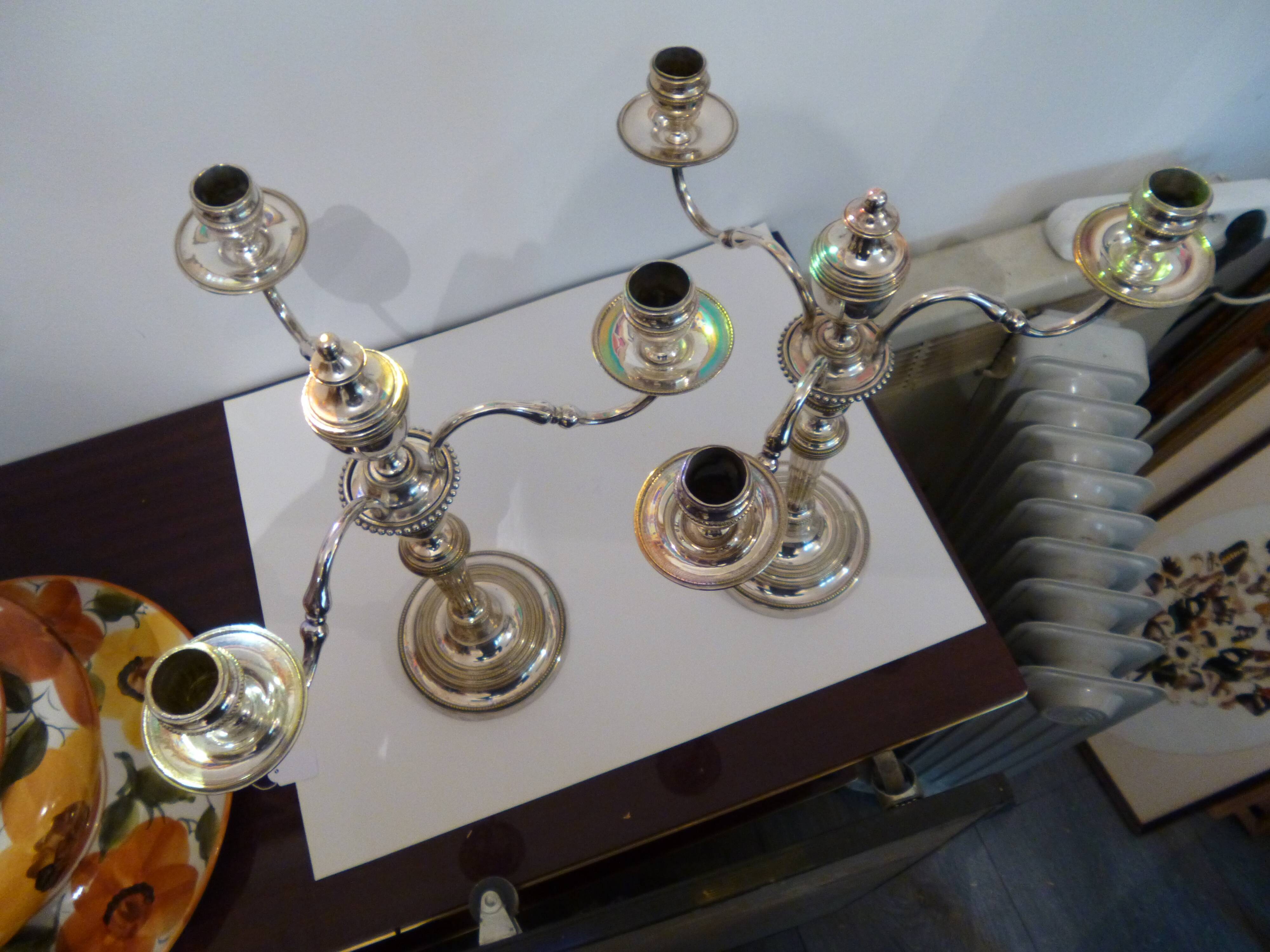 Pair of Louis XVI candlesticks