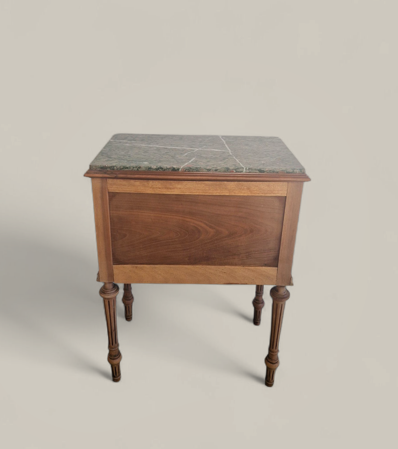 Walnut and green marble sideboard – Louis XVI style – Early 19th century