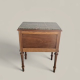 Walnut and green marble sideboard – Louis XVI style – Early 19th century