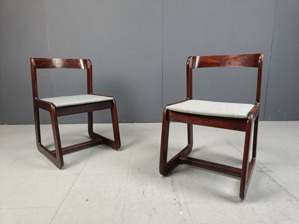 Chaises de salle à manger vintage par Mario Sabot, années 1970