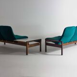 Rare mid-century sitting corner by Georges van Rijck, 1960s Belgium