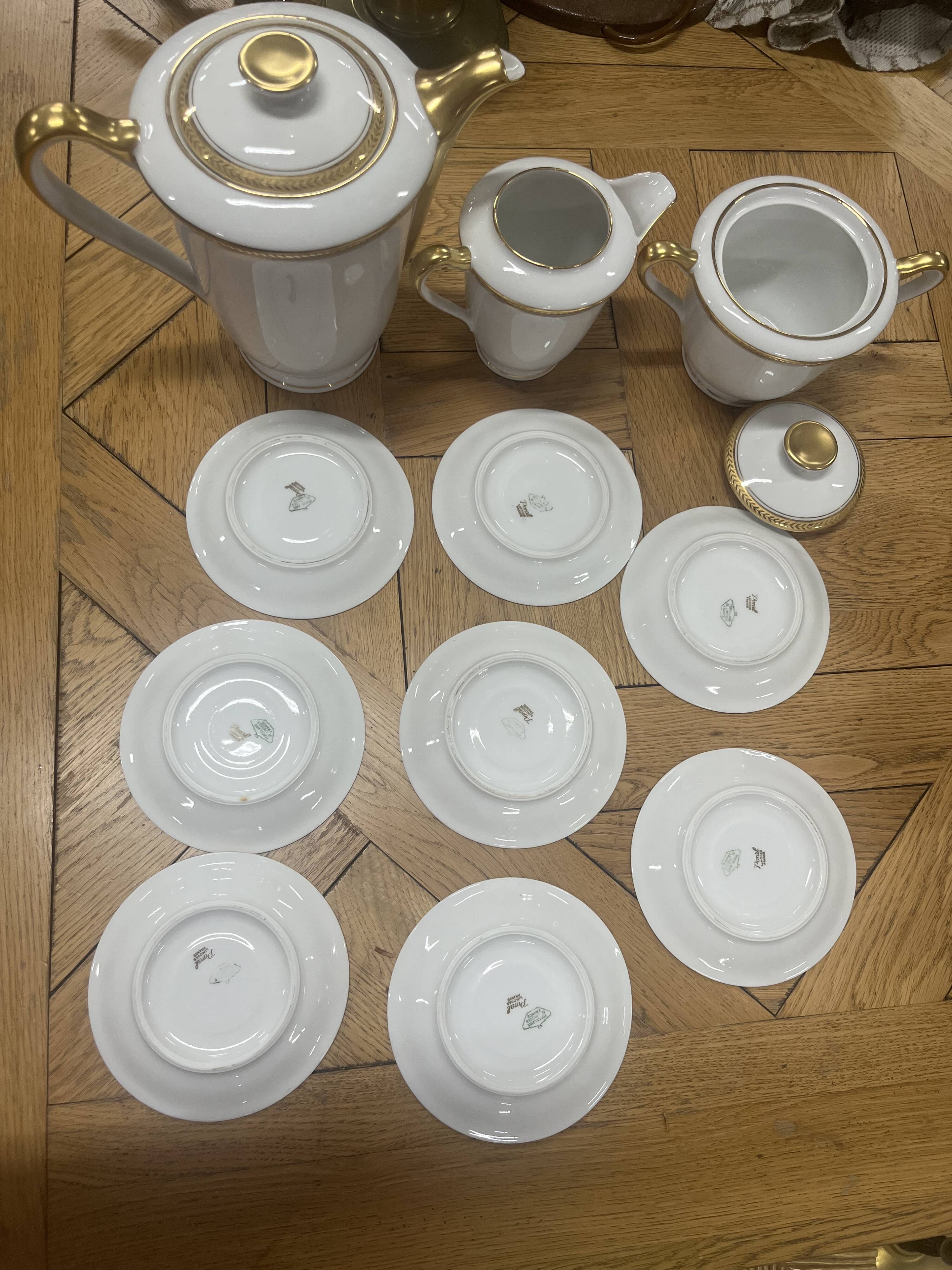 Limoges Poral coffee service
