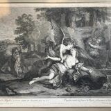 Antoine Coypel, Love and Psyche, engraving by Jean Audran, eighteenth century
