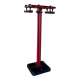 Red and black coat rack design 1980s