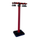 Red and black coat rack design 1980s