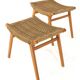 Footstool in the style of Audoux Minet | mid century modern vintage design