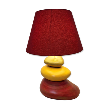 Lampe galet François Chatain, France années 1980