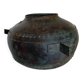 XXL copper pot cover, old still
