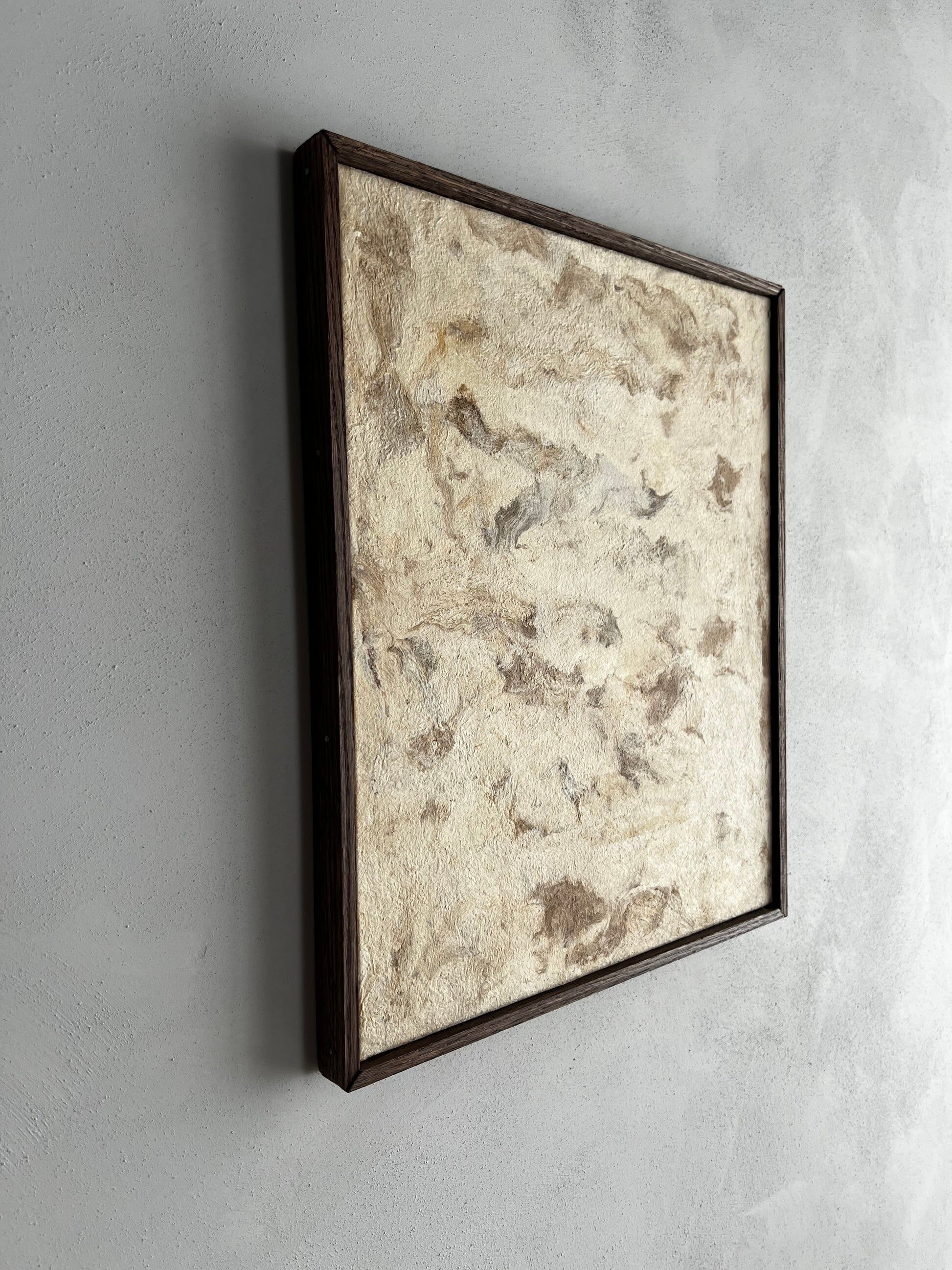 Artwork made of bark paper