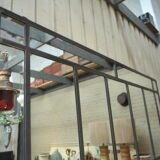 Industrial metal mirror 1930s - 112x221cm