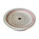 Hollow plate fruit drain - sarreguemines earthenware "calcutta"