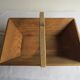 panier en bois massif ,pour vendanges